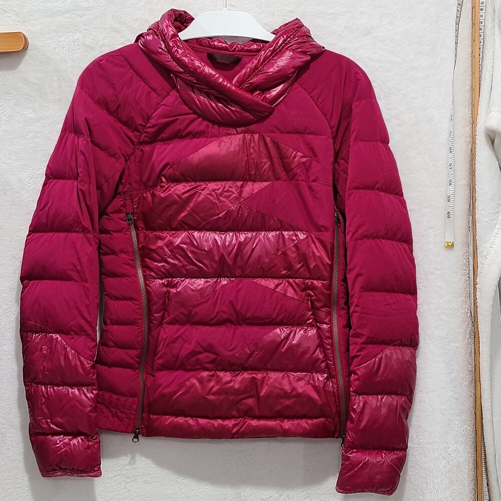 Lululemon Down Right Cozy Pullover Hoodie Berry Rumble Size 4